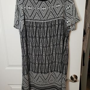 Black and pattern Dress